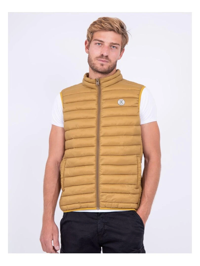 Doudoune légère sans manche ZERNES Marron caramel