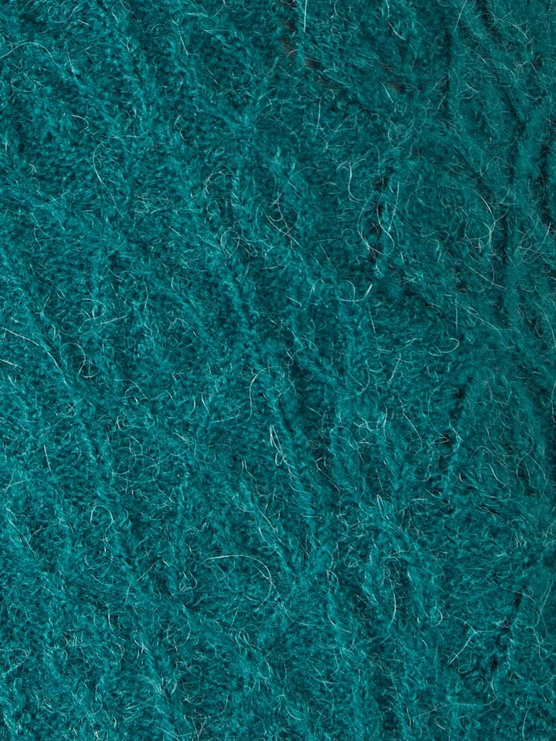 Cardigan jeu de maille mélange alpaga   Damart   Vert