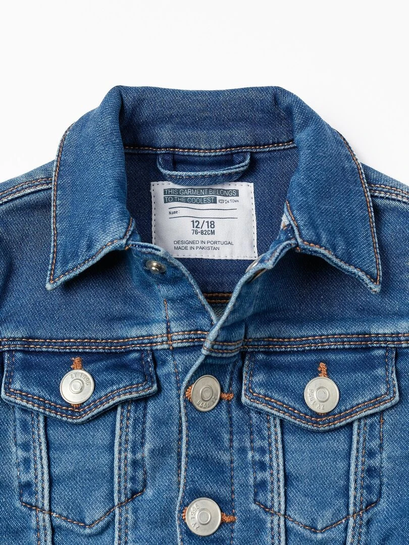 Veste en Denim de Coton Bébé Garçon  MAXI NATURE   Bleu