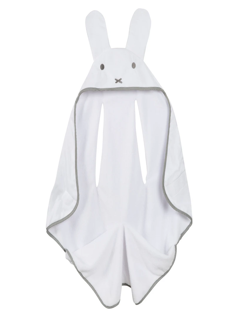 ROBA Couverture miffy® Avec Fentes Pour Ceintures De Sécurité Blanc Blanc