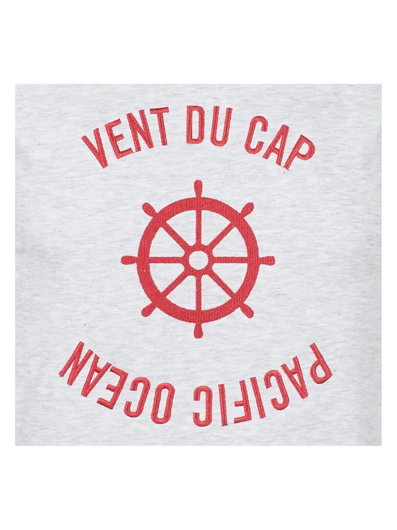 T shirt manches courtes homme CHERYL   VENT DU CAP   Gris