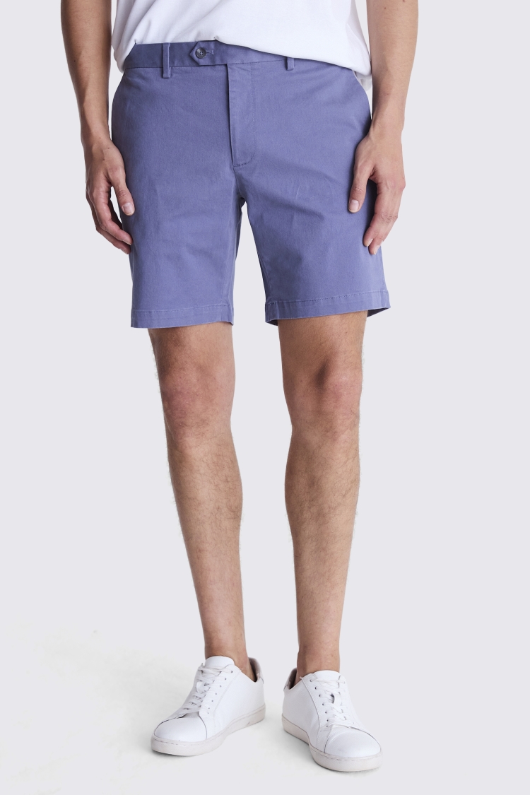 Slim Fit Grey Chino Short   Buy Online at Moss