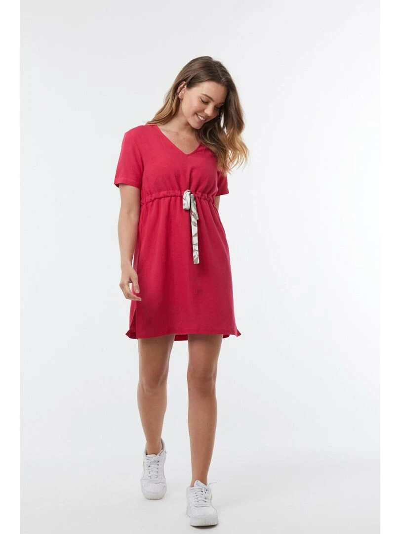 Lee Cooper Robe rayon flex LAALIA Rose fushia