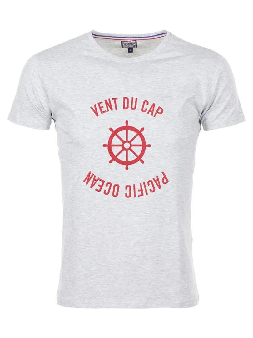T shirt manches courtes homme CHERYL VENT DU CAP Gris