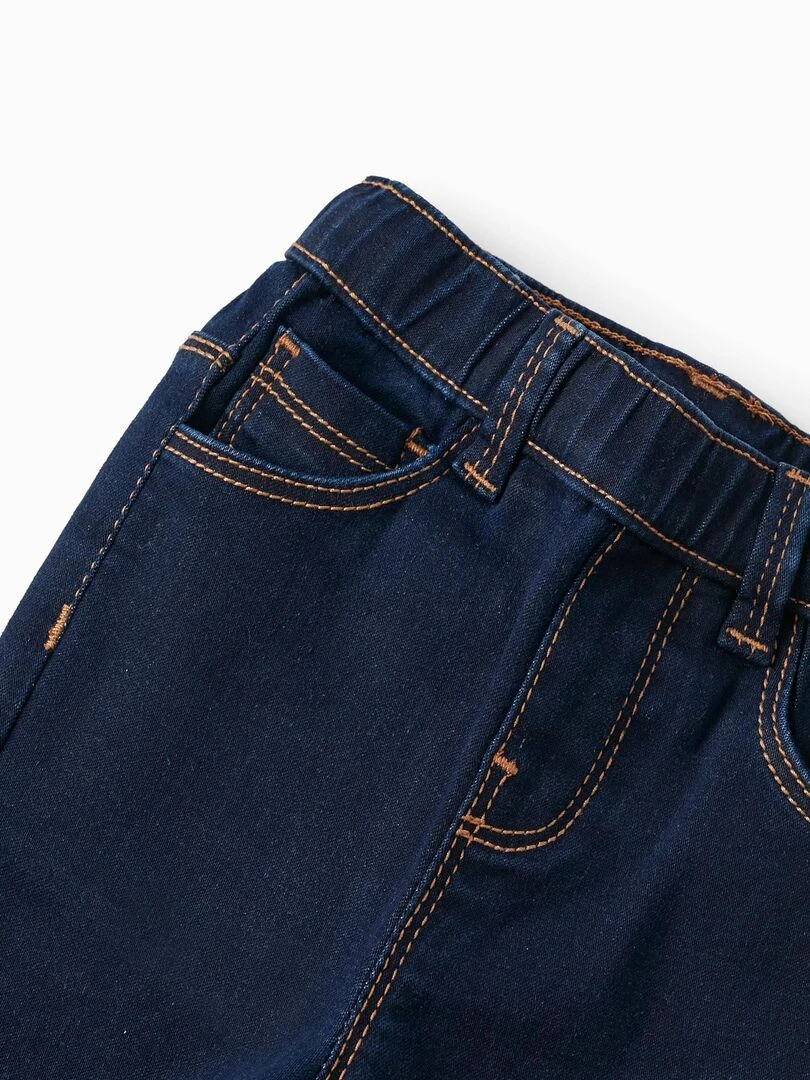 Leggings en jean pour bébé fille  GREAT GOALS GREAT WORLD   Bleu foncé