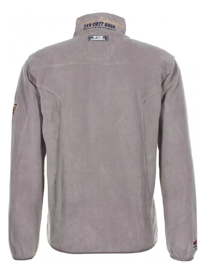 Blouson polaire homme CAUBIN   VENT DU CAP   Gris taupe