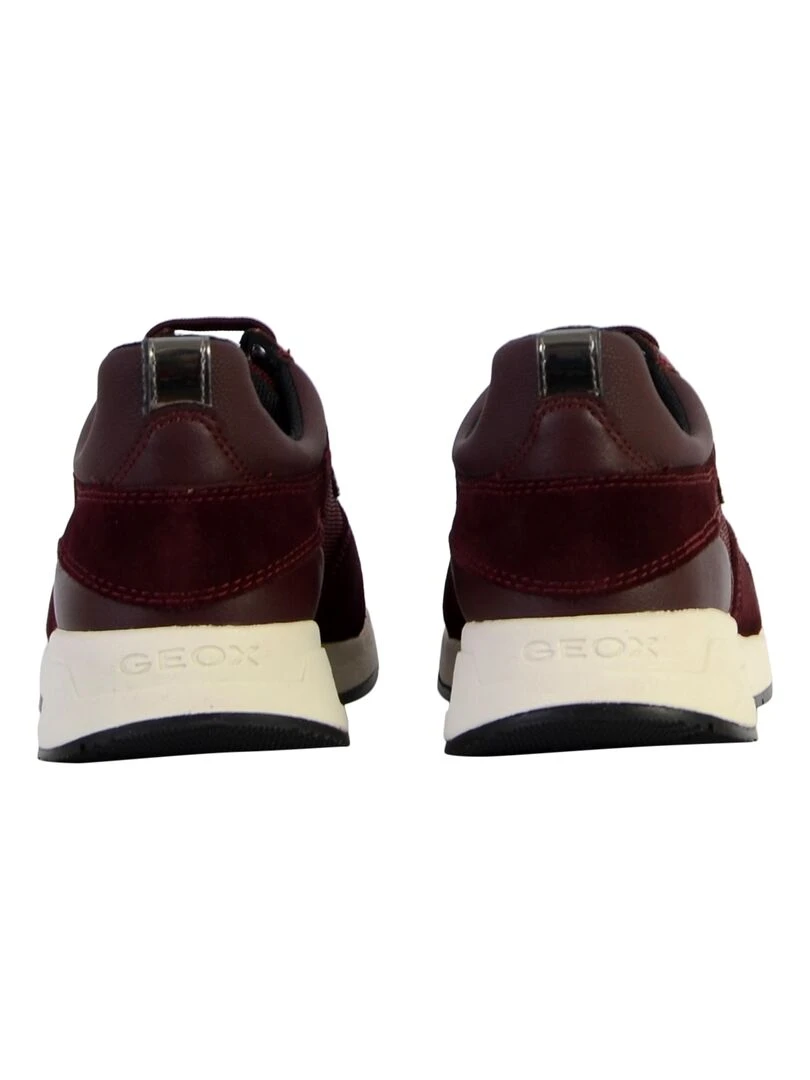 Basket Cuir Geox Bulmya*   Rouge