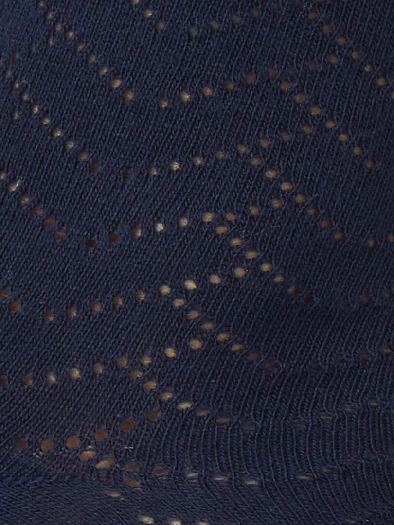 Lot de 2 paires de chaussettes fantaisie   Damart   Gris Bleu