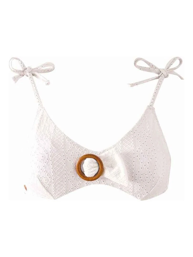 Haut de maillot triangle ETE Brigitte Bardot Bain Blanc