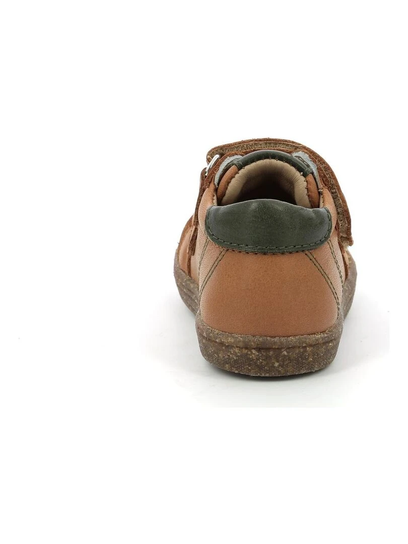 Sneakers hautes Cuir Washan   Marron