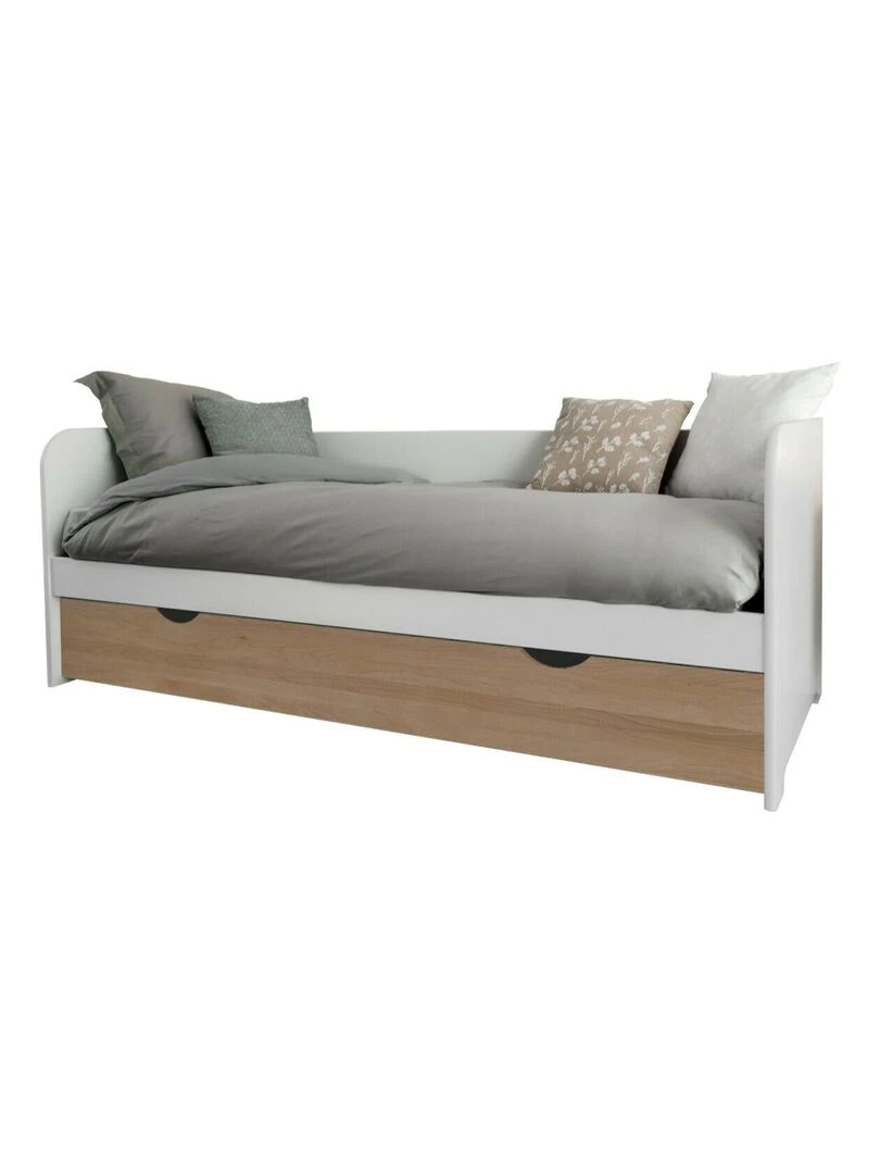 Lit gigogne Java AKITEN RETAIL Blanc Marron