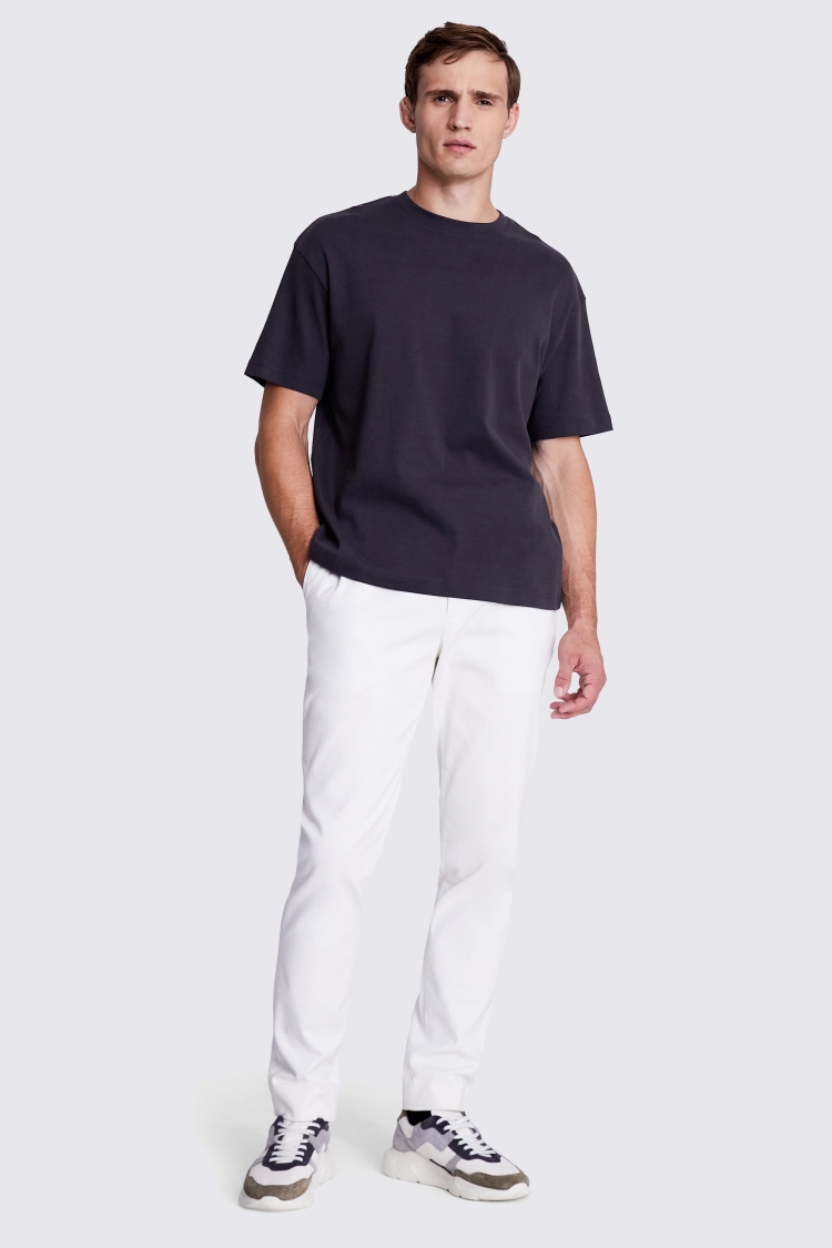 Charcoal Heavy Weight Crew-Neck T-Shirt Buy Online at Moss
