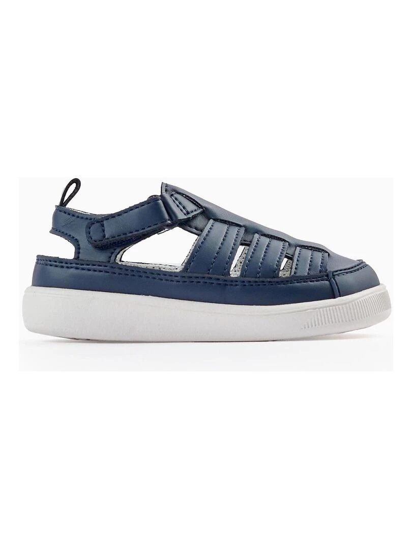 Sandales à Semelle Souple pour Bébé 'First Steps' ATLANTIC COMPANY Bleu foncé