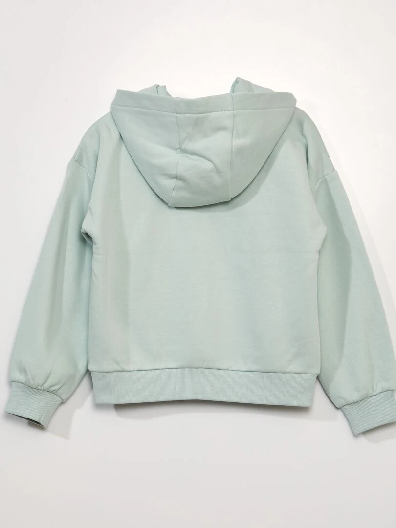 Sweat à capuche molleton épais   Vert