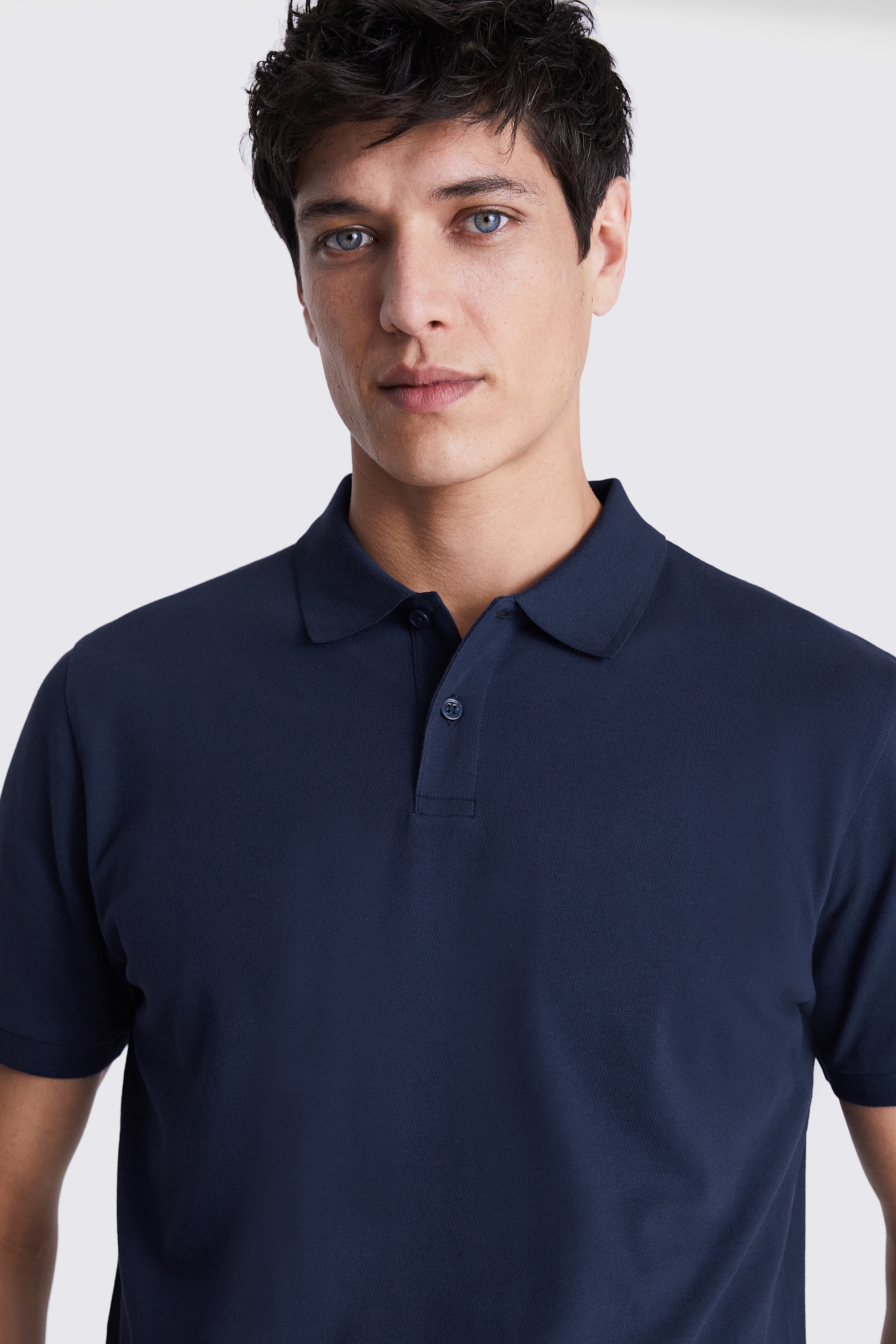Ecru Terry Towelling Skipper Polo   Buy Online at Moss