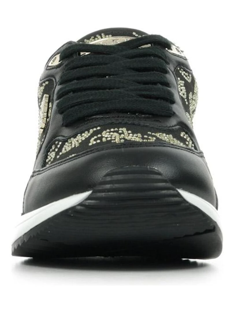 Baskets Guess Moxea 10   Noir Doré Blanc