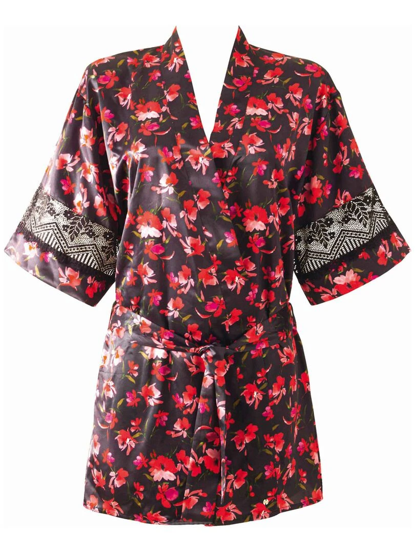 Kimono LOREN Morgan Lingerie Noir