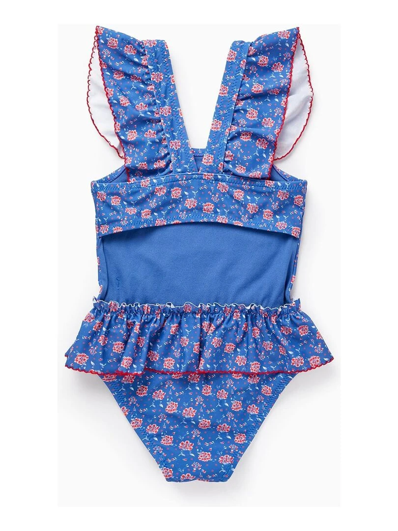 Maillot de Bain Floral UPF80 pour Fille PICASSO Bleu