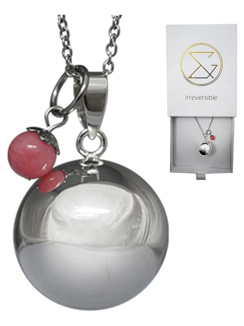 Bola de Grossesse lithothérapie   Quartz rose   Rose