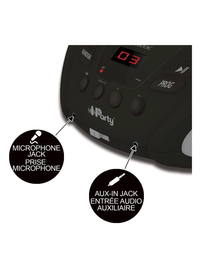 Iparty Bluetooth Light Cd Player With Usb   N/A