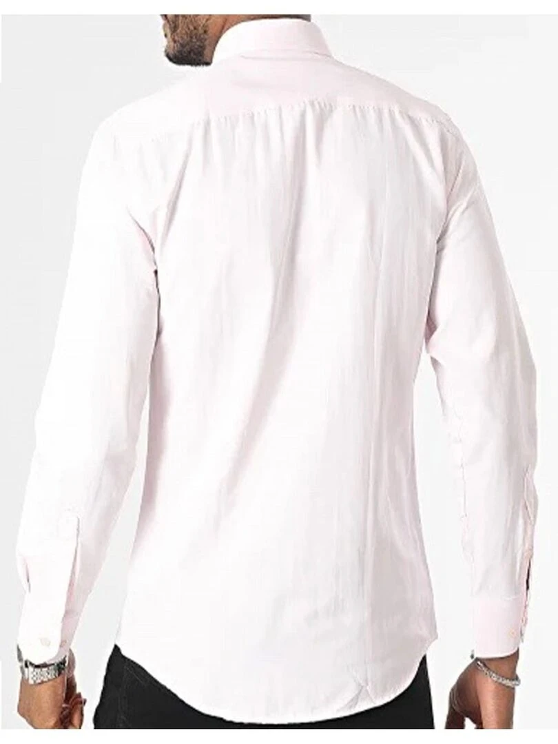 Chemise Slim Fit Kebello   Rose