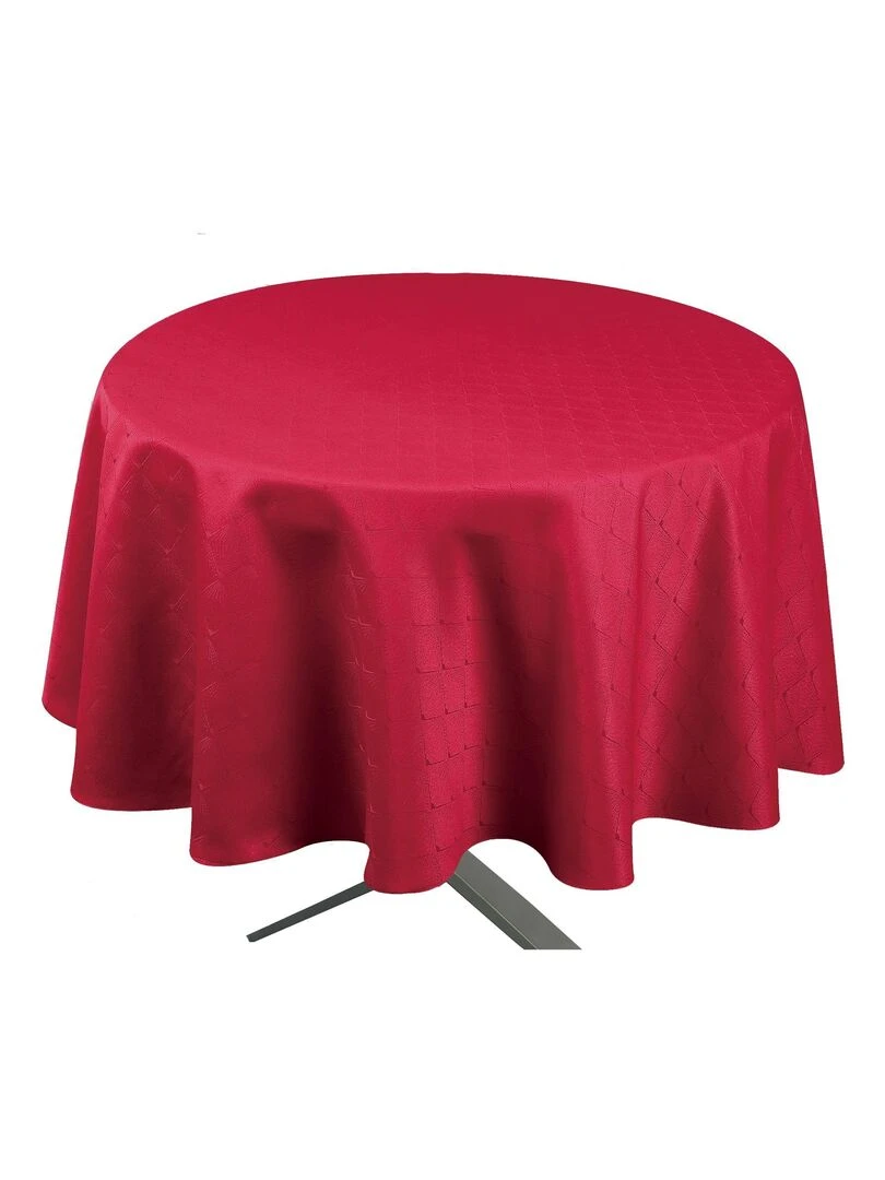 Nappe ronde outdoor esprit bord de mer   Rouge