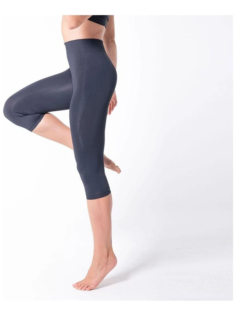 Leggings capri avec fibre Emana Noah Noir Noir