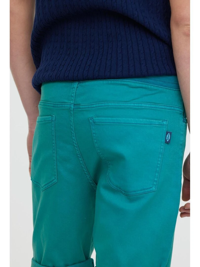 Lee Cooper   Short coton straight NAZRI   Vert émeraude