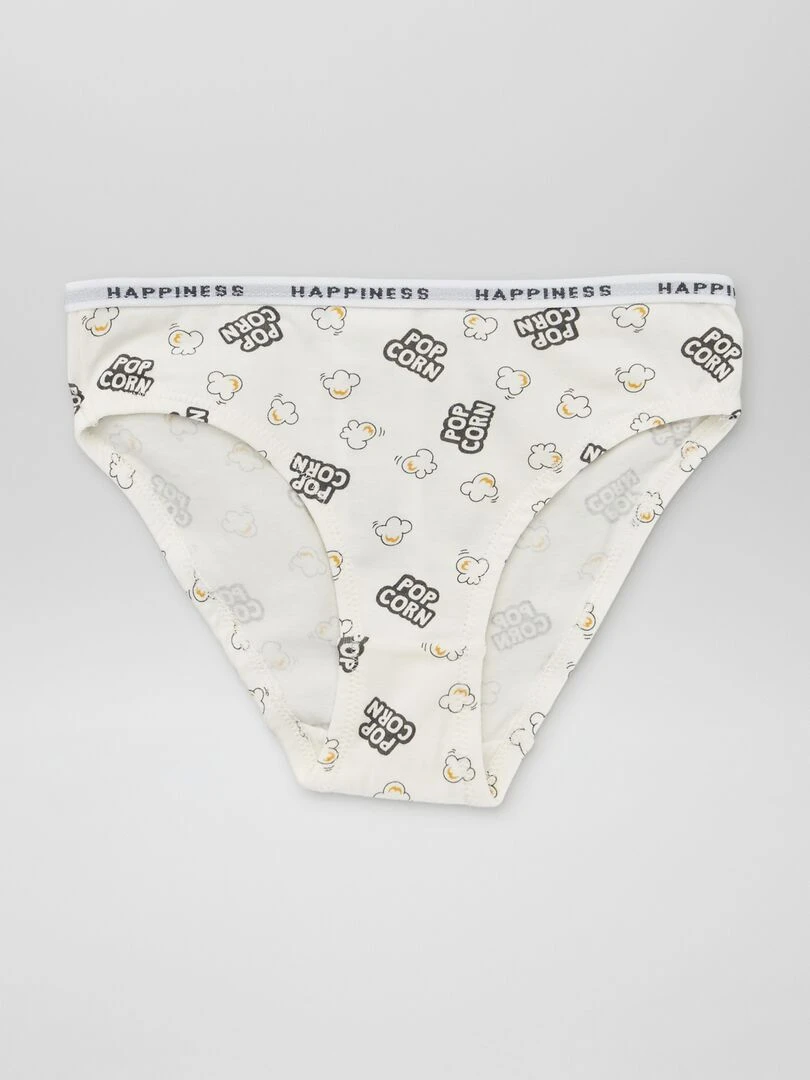 Lot 4 culottes en coton   Rose/gris