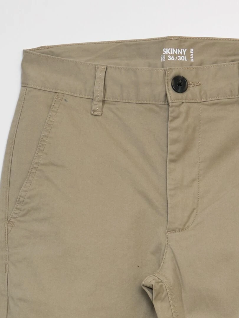Chino skinny L30   Beige