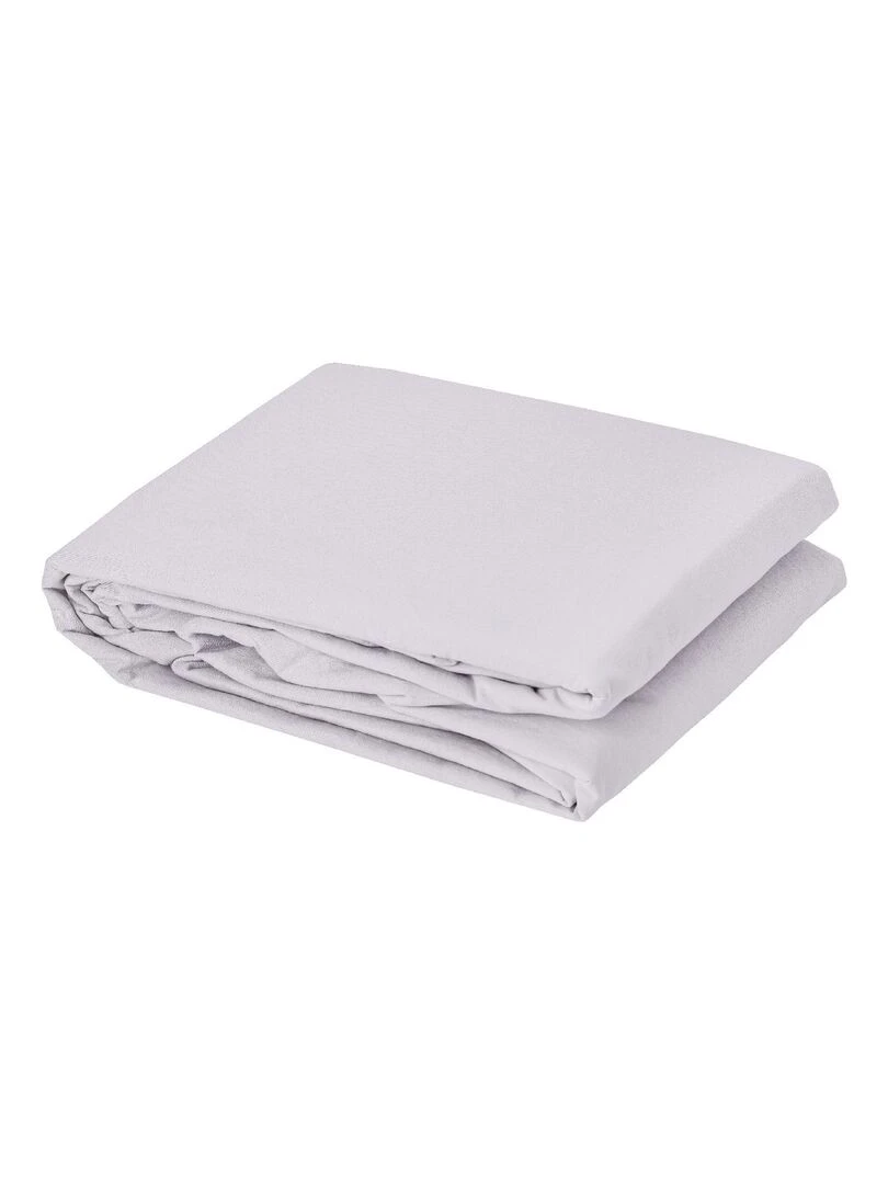 Housse de couette en percale de coton Blanc