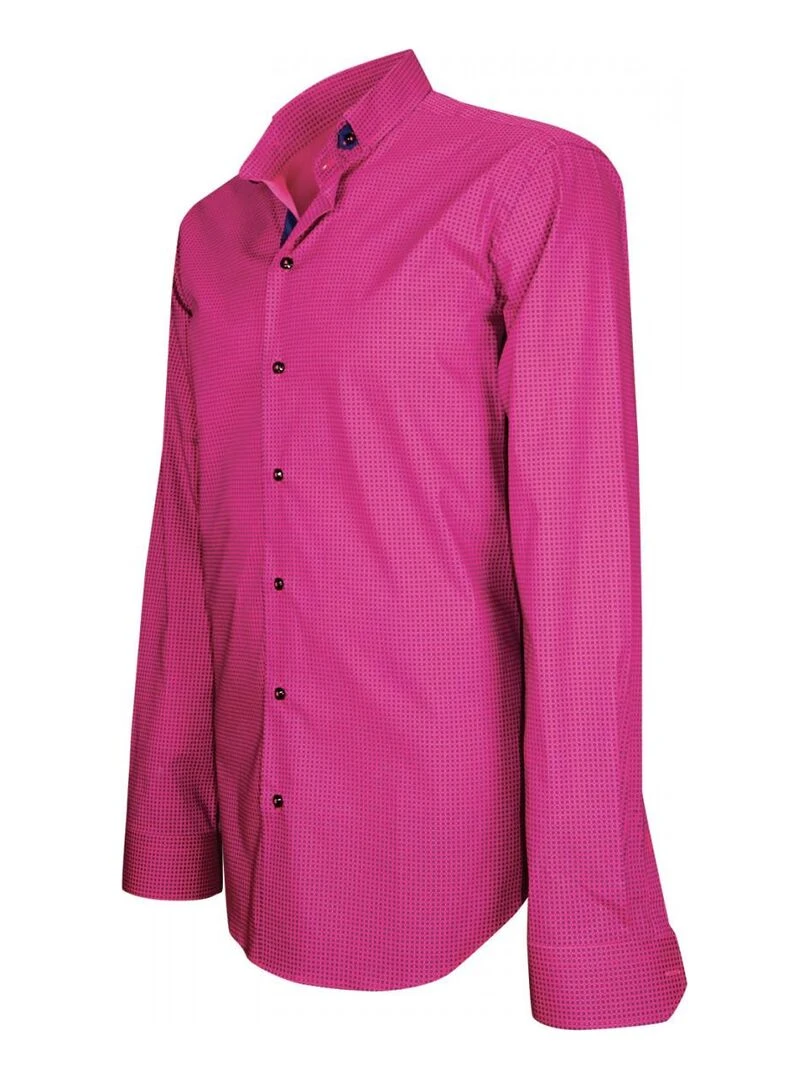 Chemise col officier PUNTO   Rose