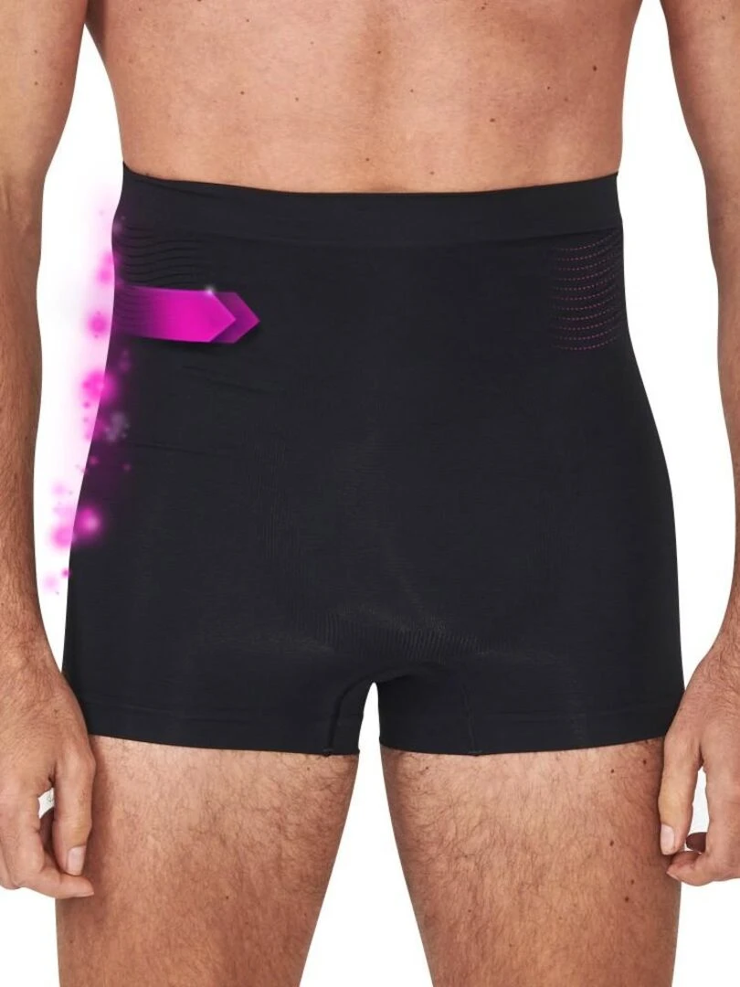 Boxer sculptant ventre plat So Slim Noir