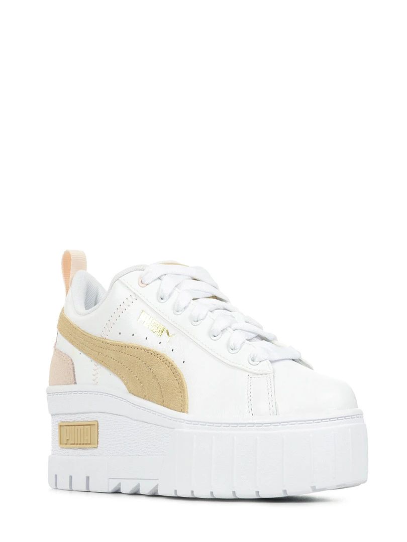Baskets Mayze Wedge Pastel Blanc