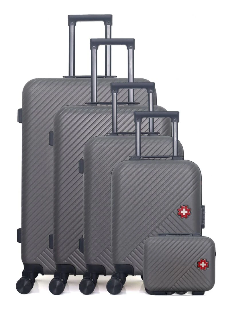 SWISS KOPPER SET DE 5 SPIEZ U Gris foncé