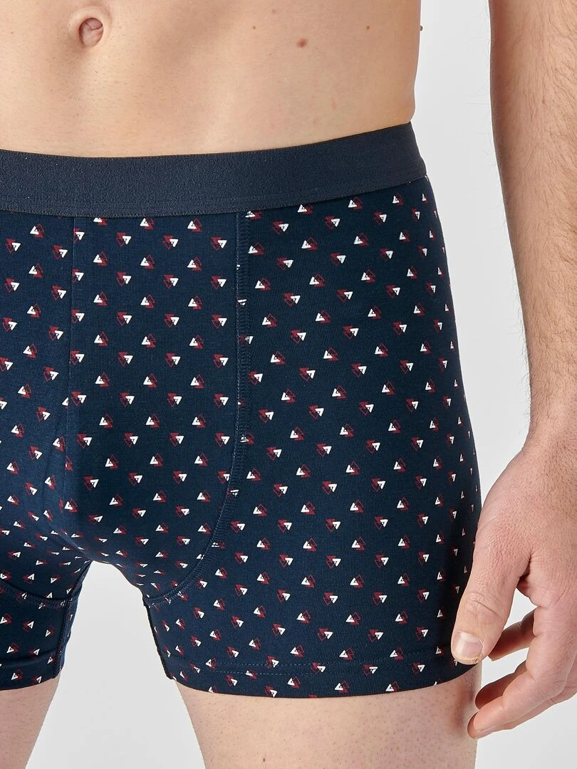 Lot de 3 boxers fermés assortis   Damart   Rouge