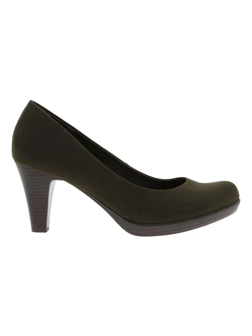 MARCO TOZZI Escarpins talon bottier Vert olive