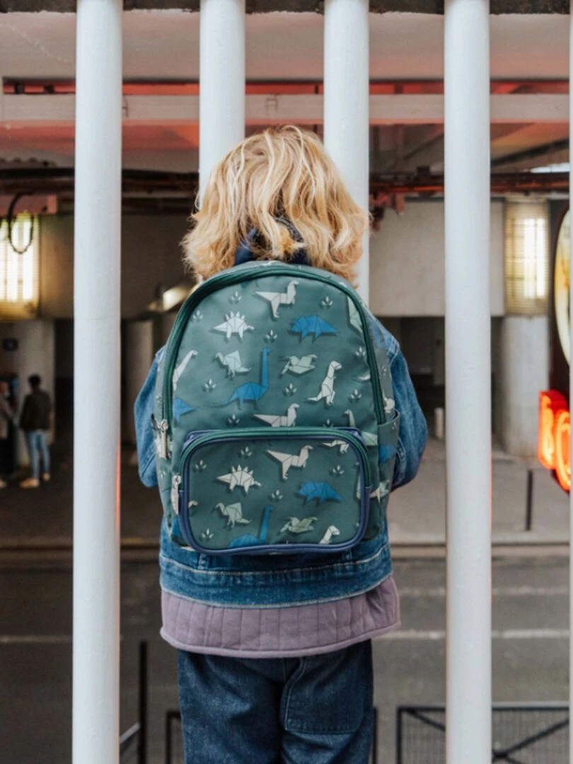 Sac à dos bébé Dinogami vert   Vert