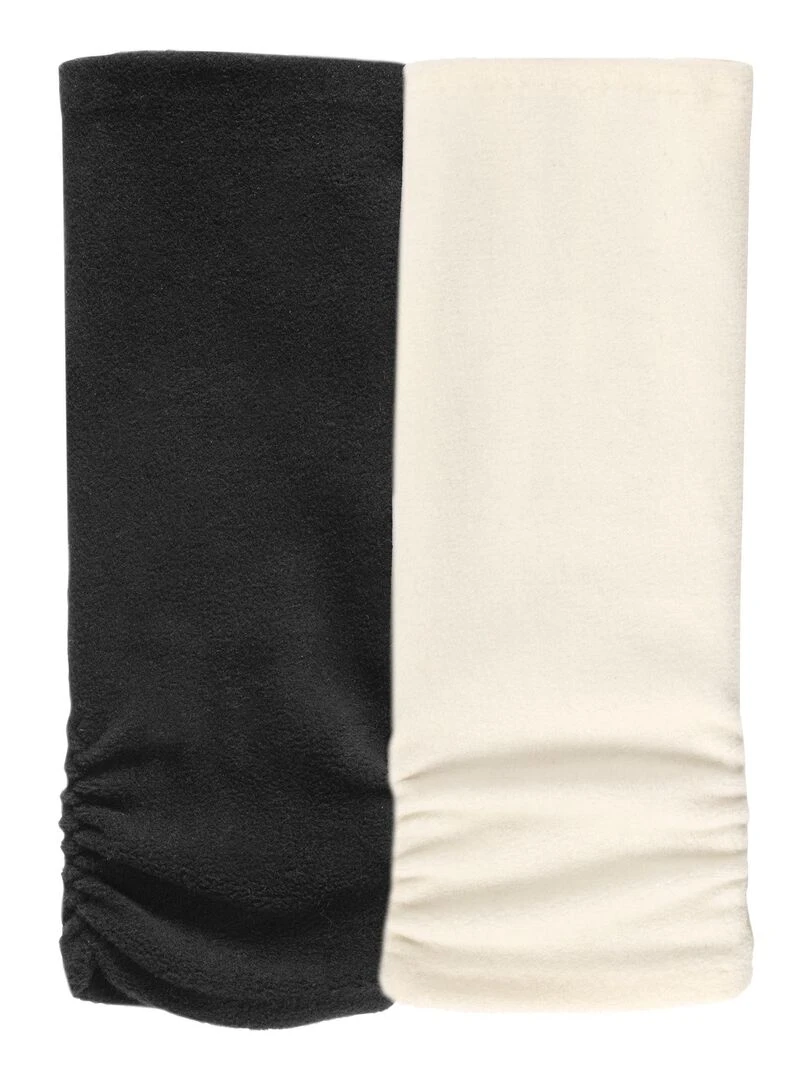 Mitaines Femme polaire recyclée Blanc Blanc