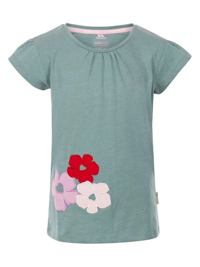 Trespass T shirt SORLA Gris Vert
