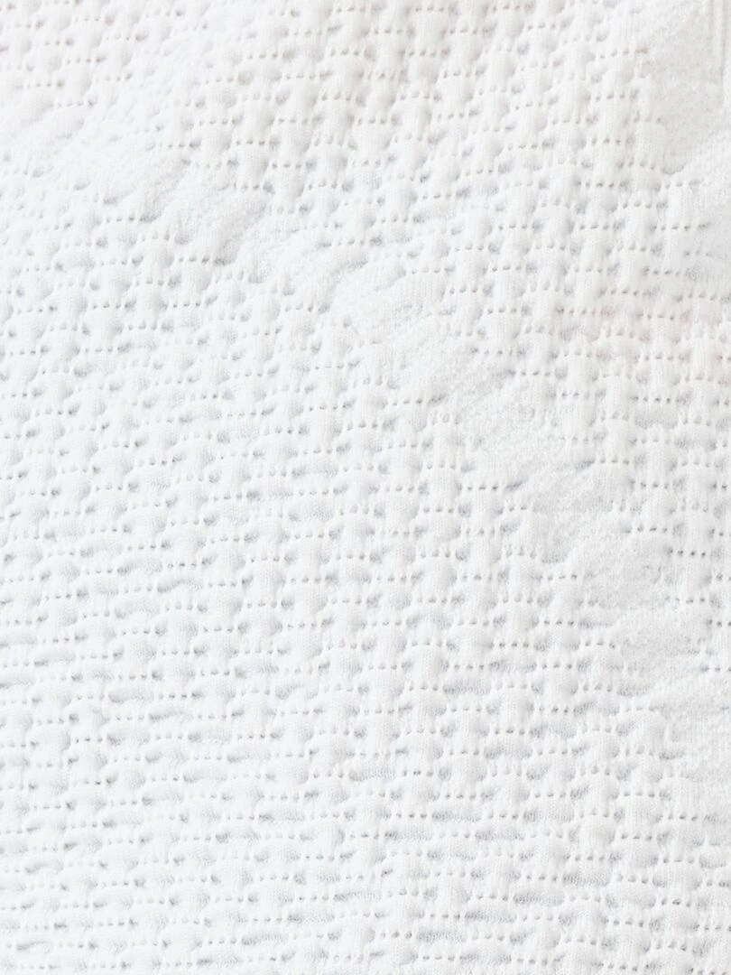 T shirt col zippé Energy Thermolactyl 4 femme   DamartSport   Blanc