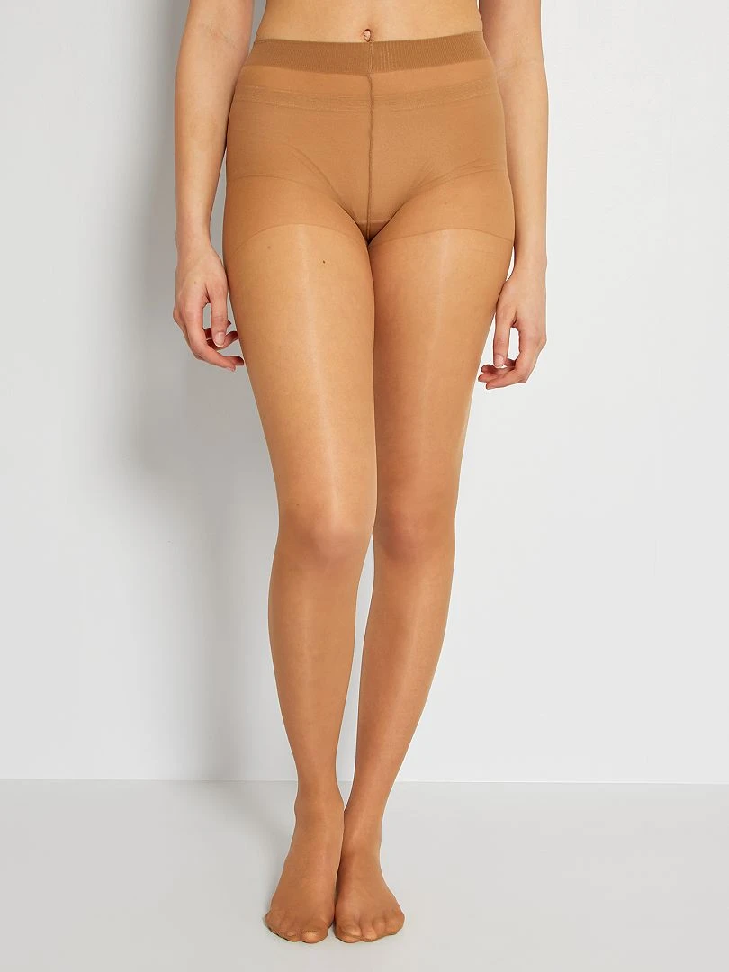 Lot 2 paires de collants 20D   halé