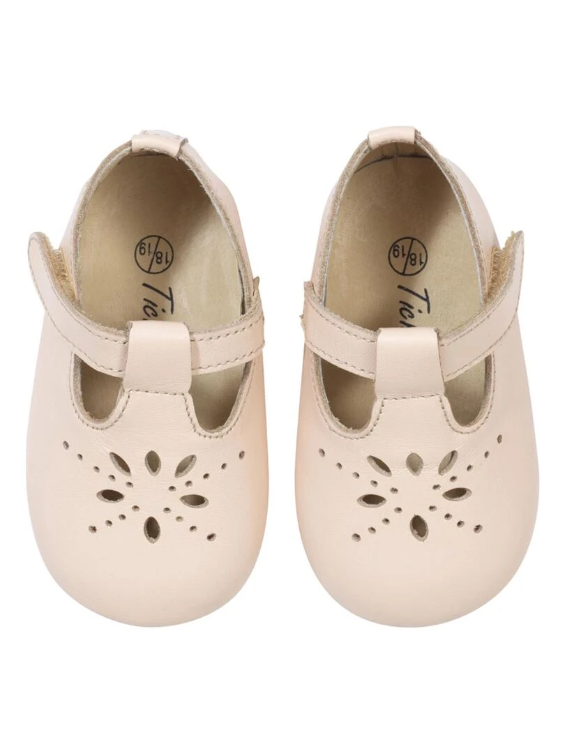 Salomé cuir souple Beige