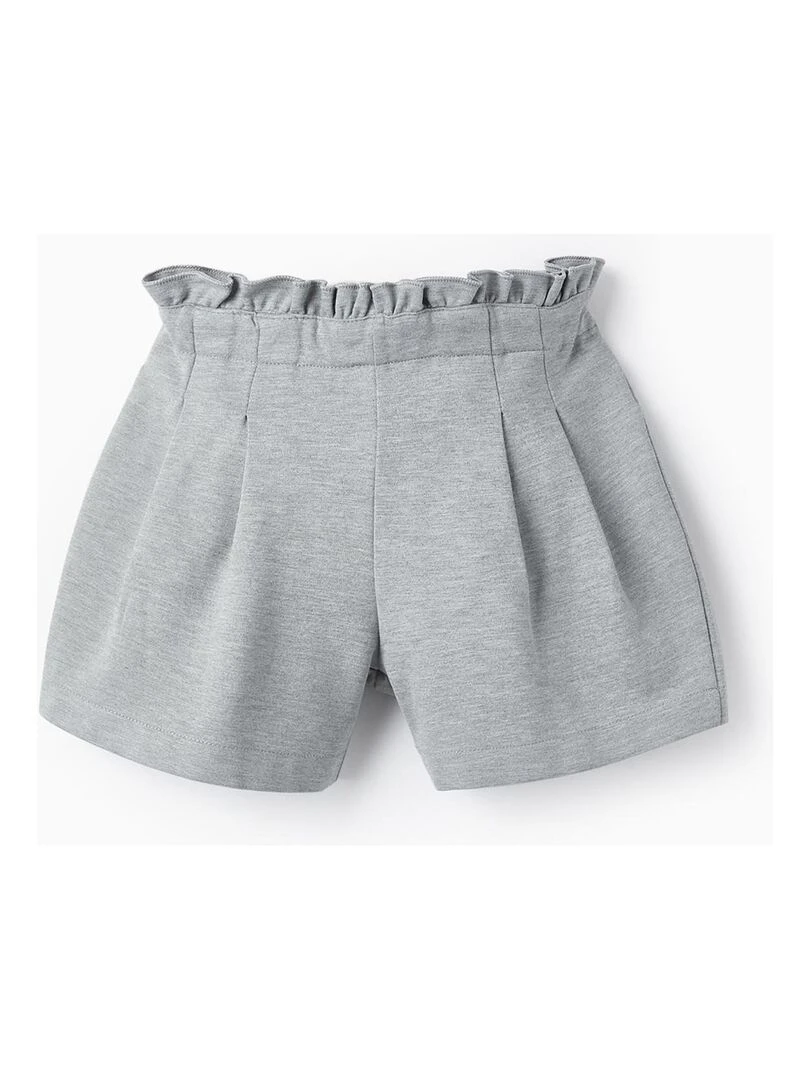 Shorts à plis pour fille ROYALS OFF DUTY Gris clair