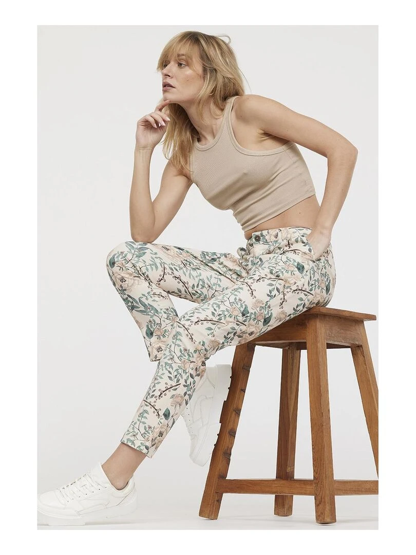 Lee Cooper Pantalon coton slim JEMILA Beige