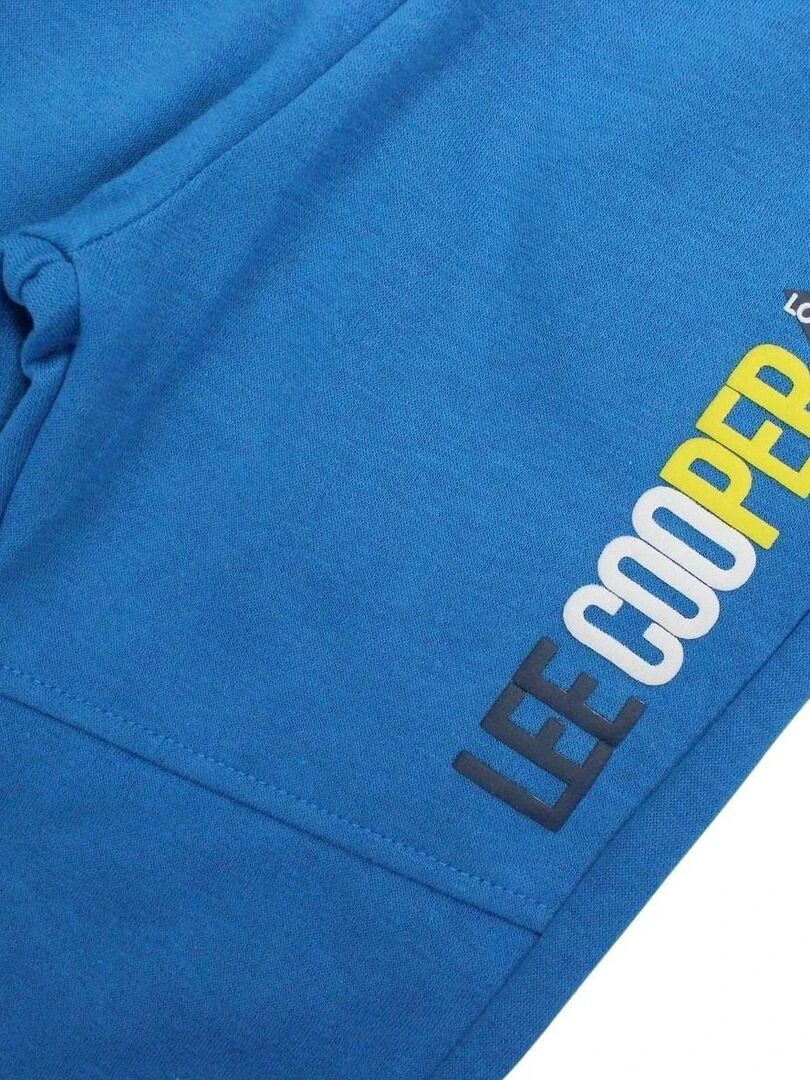 Lee Cooper   Pantalon De Jogging garçon imprimé logo   Bleu