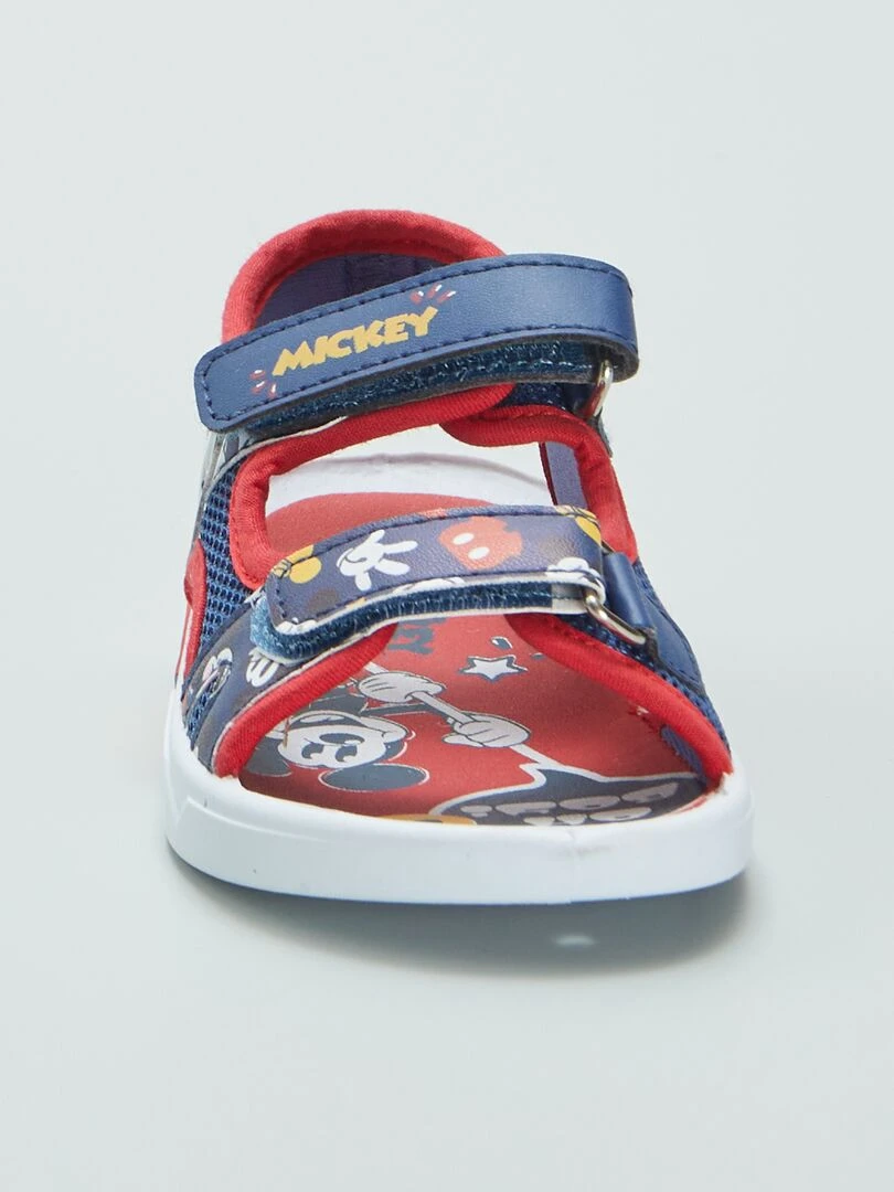 Sandales plates   bleu