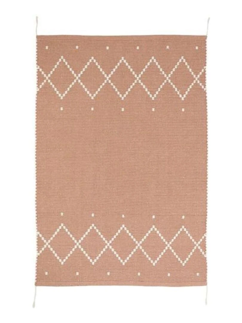 Tapis Rectangulaire Mallorca Rose Argile (100 X 150 Cm) Rose