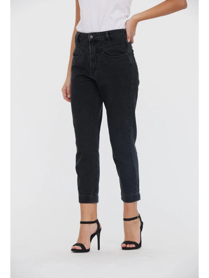 Lee Cooper   Jean coton boyfriend JORDA   Noir