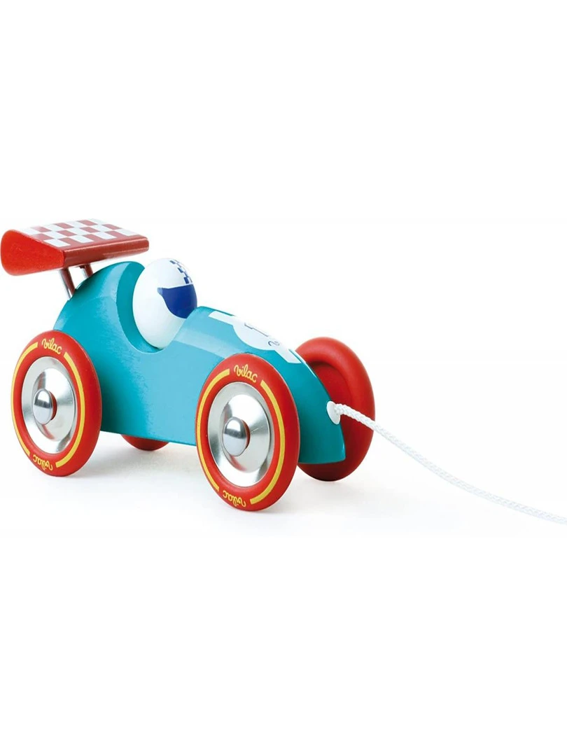 Voiture De Course A Trainer Turquoise Et Rouge N/A